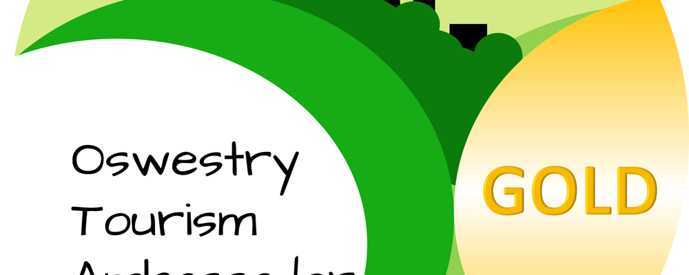Gold Oswestry Tourism Ambassador Badge